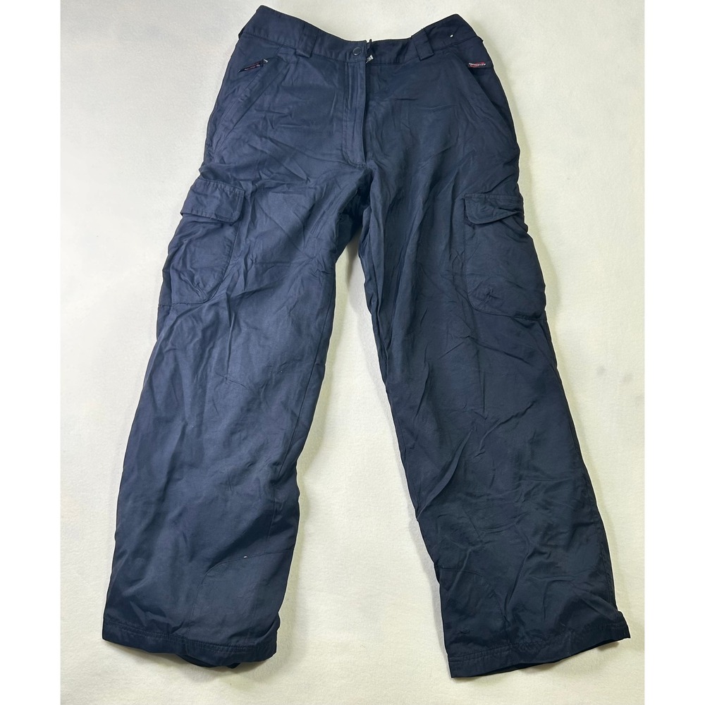 Obermeyer Black Ski Pants Womens 8 Cargo Snow Pants EWS Extended Wear System